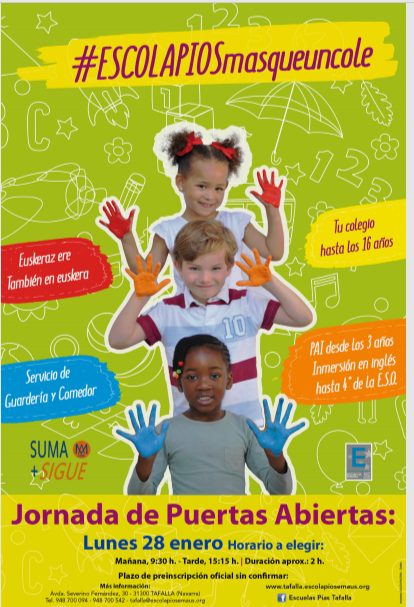 28 de enero, Jornada de puertas abiertas