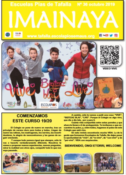 Revista IMAINAYA de principio de curso
