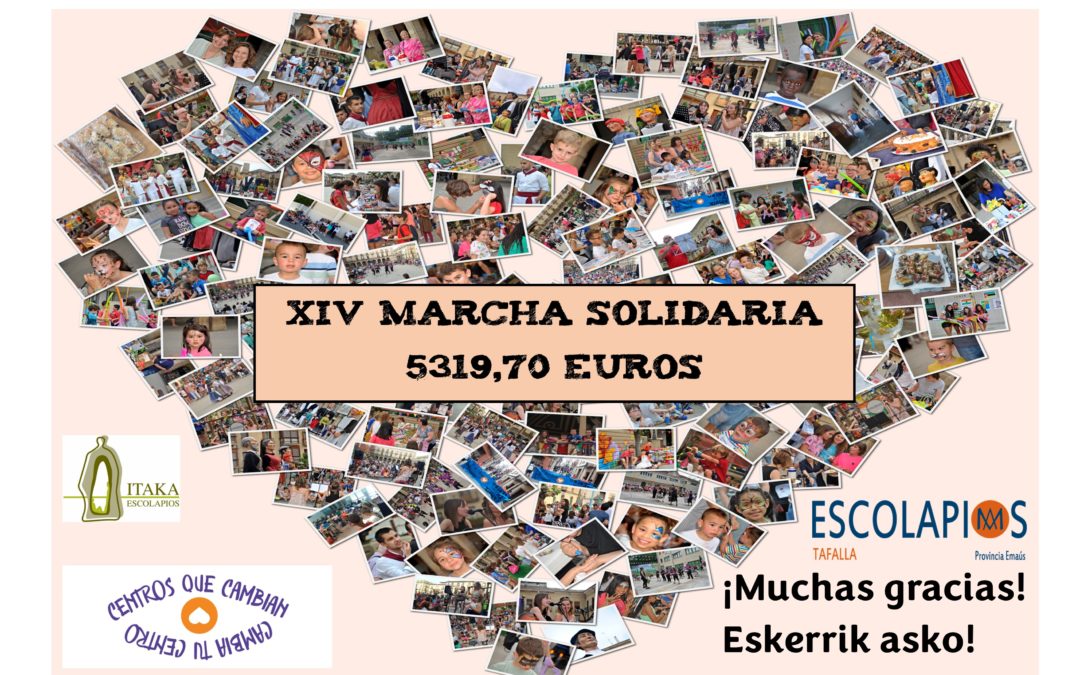 ¡¡¡5319,70 EUROS RECAUDADOS EN LA MARCHA SOLIDARIA!!!